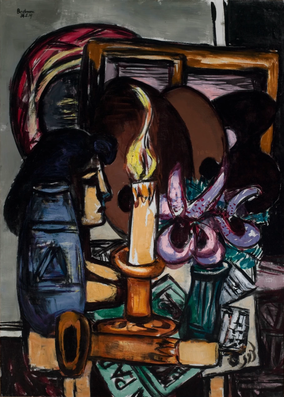 Natura morta con due grandi candele, 1947 - Saint Louis Art Museum